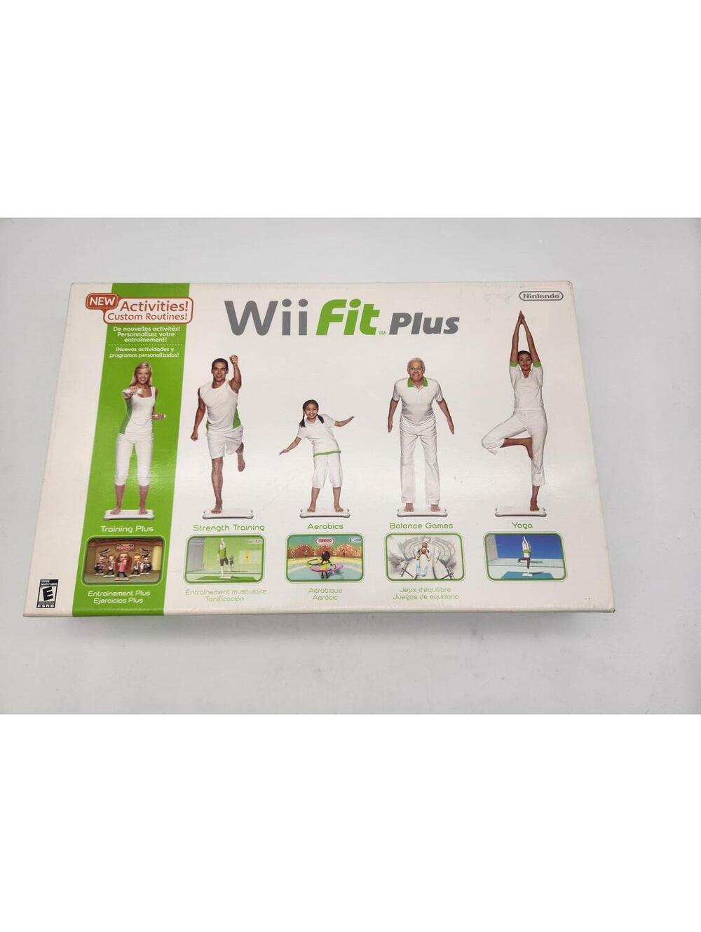 Nintendo Wii Fit Plus Bundle W/Balance Board Complete In Box
